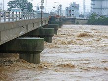 河川などの増水監視